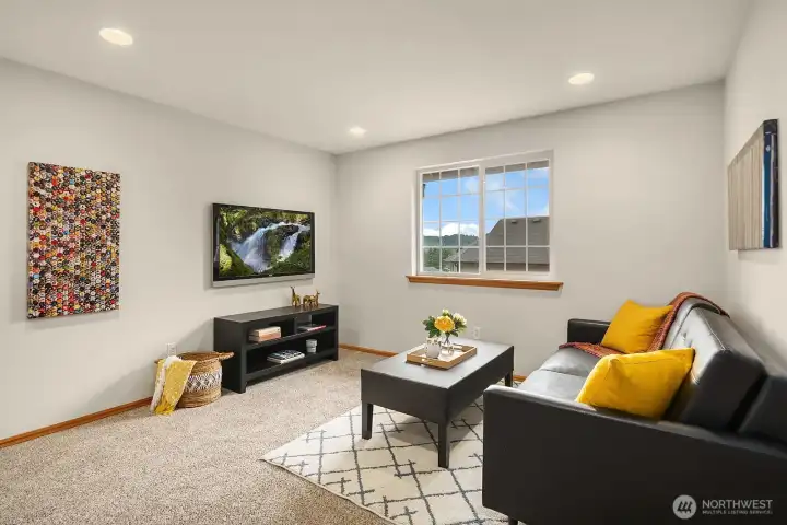 Upstairs Rec-Room or Office Area
