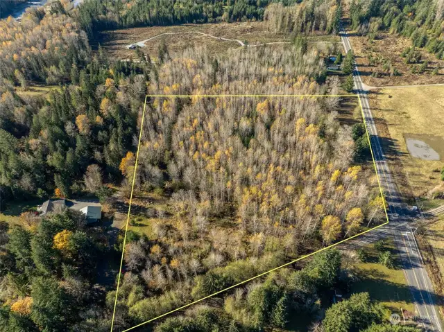 RailRoad boundary in the foreground.