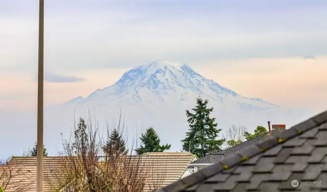 Mount Rainier view from Bonus Room