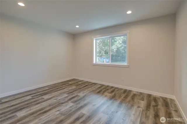 Secondary bedroom is perfect for guests, office or craft room