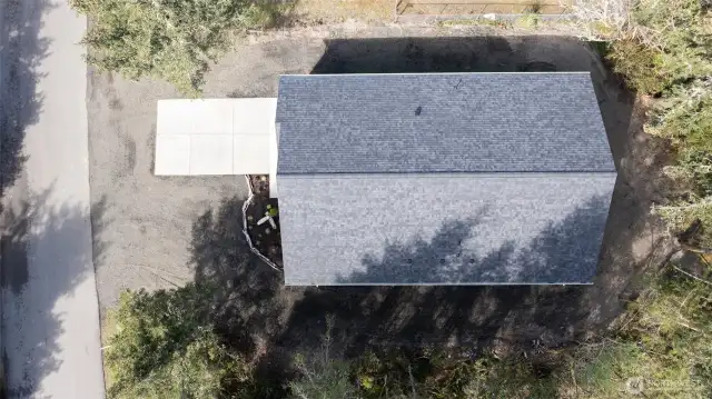 Corner lot with trees for privacy
