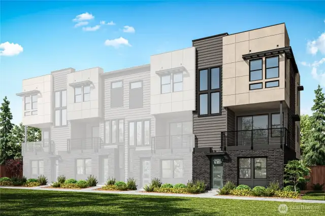 Exterior Marketing Rendering- colors and features may vary