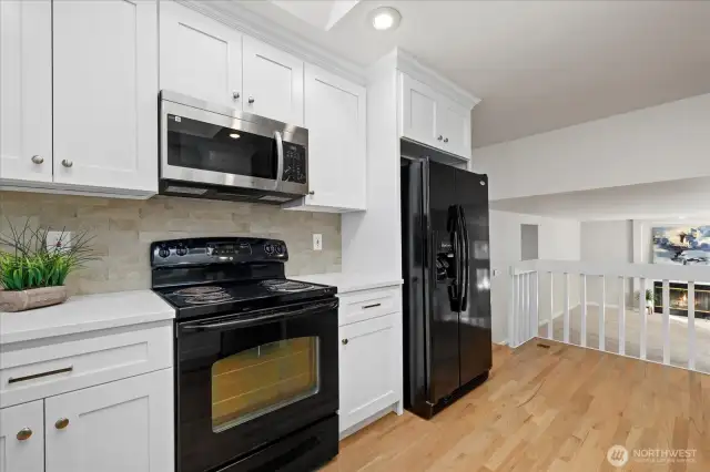 New kitchen, countertop, newer appliances.