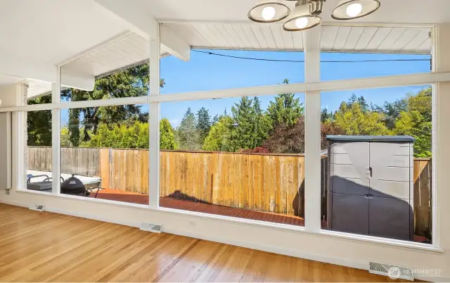 WOW!! Enjoy this totally private view!