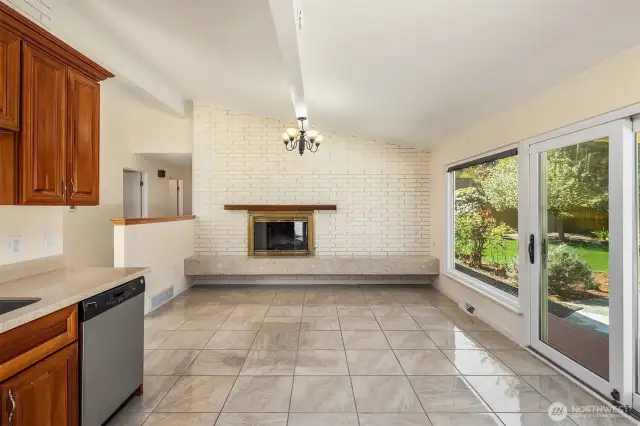 An open floorplan offers tons of living and entertaining space.