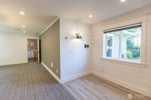 Bedroom #3 with extra "work" space