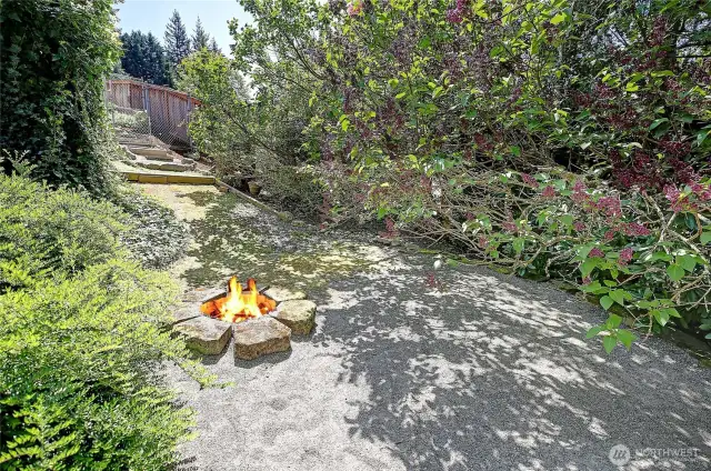 Relax around the firepit
