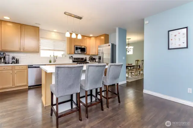 This space is perfect for entertaining.