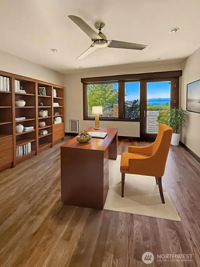3rd Bedroom or Office - main floor (virtually staged)