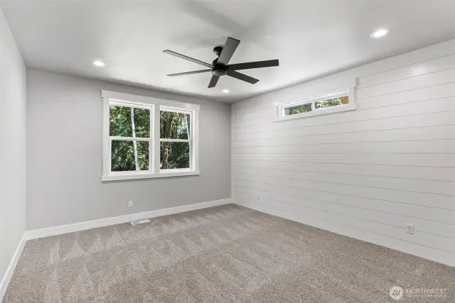 Master Bedroom faces the Forest