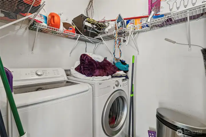 Utility room on main level