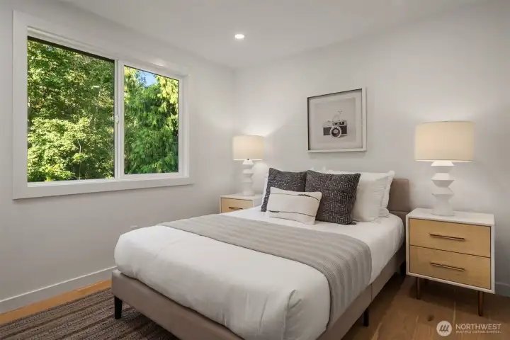 Spacious bedrooms