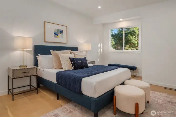 Spacious bedrooms
