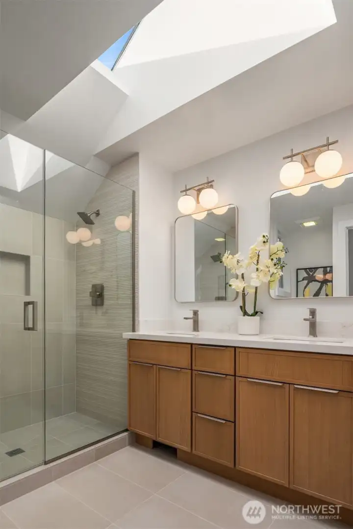 Skylight adds additional natural light.