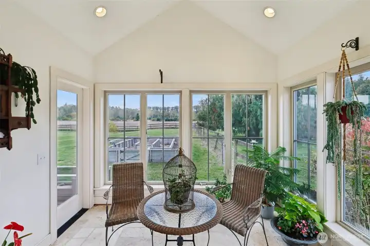 Special Sunroom with access to Exterior Patiio.