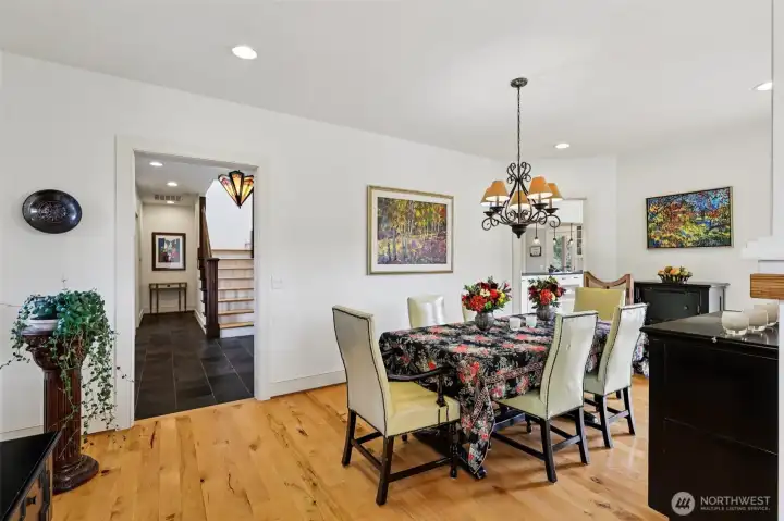 Dining Room just off KItchen. Perfect place to entertain....