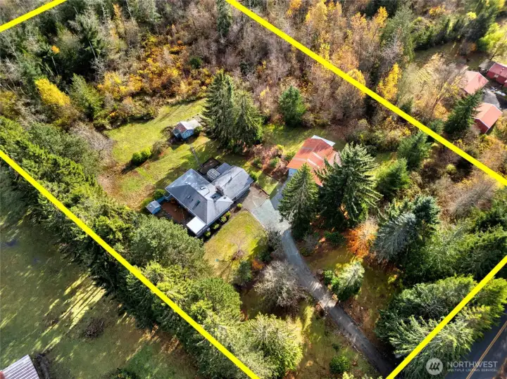 Approximate property lines