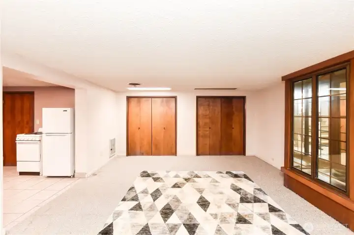 Basement apt living room