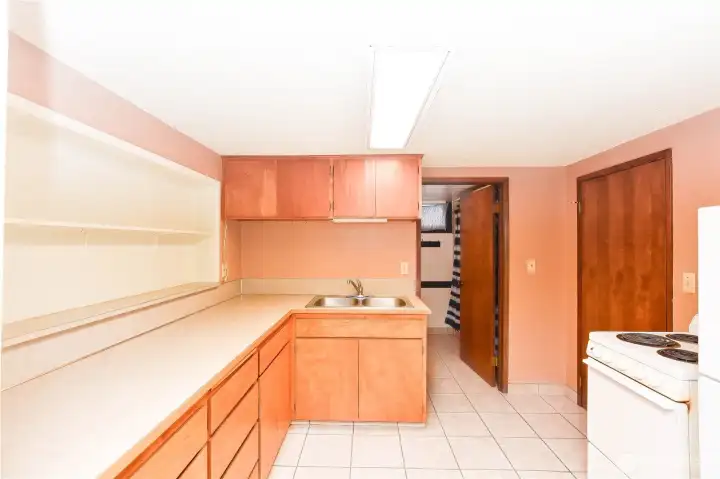Basement apt kitchen