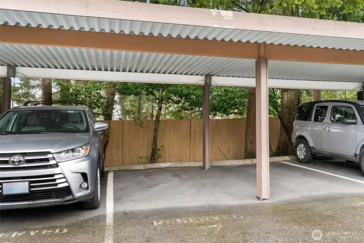 Rare 2 covered parking (space #7)