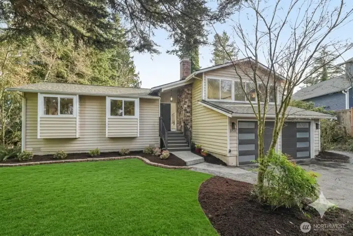 The grass has been enhanced with AI