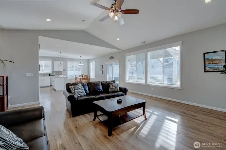 Notice all the light pouring in through the large windows!