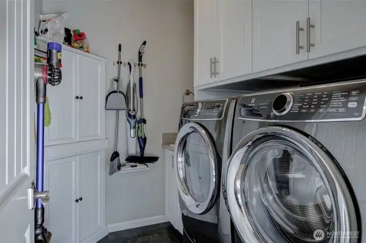 Upscale front-load washer and dryer included with home!