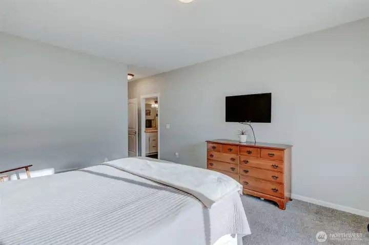 Primary suite is a big, blank slate to bring your special needs and touches!