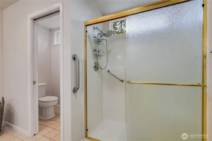 Primary Shower & Seperate Toilet