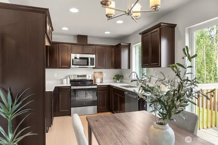 Image is a rendering. Photographs are for illustrative purposes only. Features, finishes, interior/exterior colors, landscaping and floorplan shown may vary from actual homes built