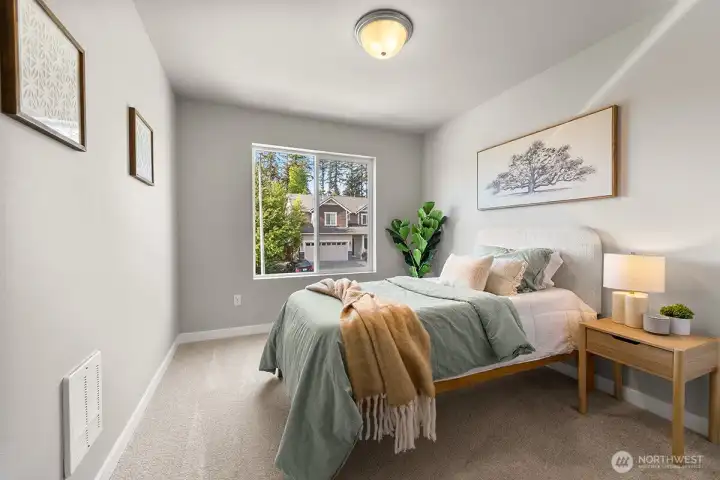 Image is a rendering. Photographs are for illustrative purposes only. Features, finishes, interior/exterior colors, landscaping and floorplan shown may vary from actual homes built