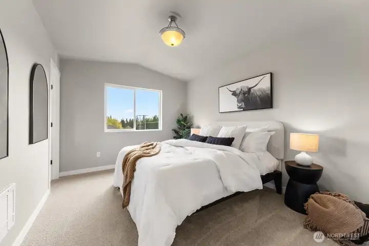 Image is a rendering. Photographs are for illustrative purposes only. Features, finishes, interior/exterior colors, landscaping and floorplan shown may vary from actual homes built