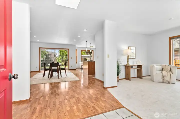 Step into this bright single story home
