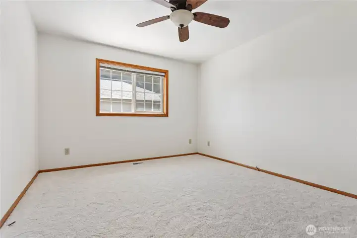 Additional two rooms with new carpet, and sizable closets.