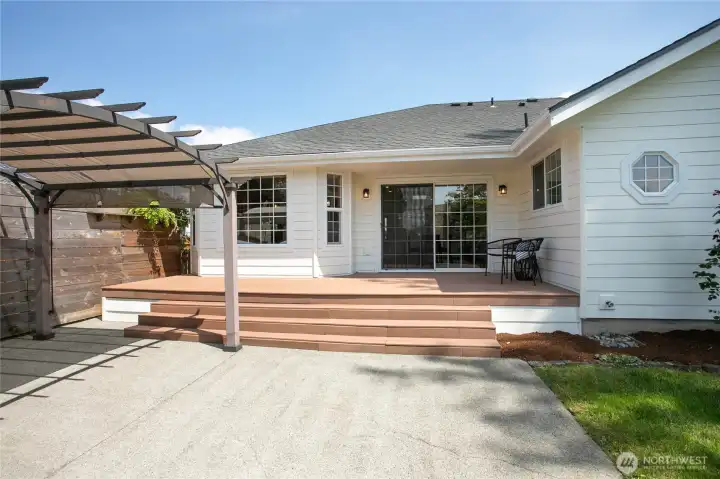 New exterior paint and exterior lighting