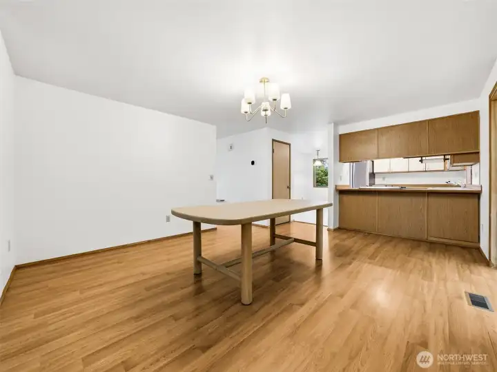 Dining Room off the Kitchen