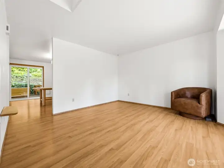 Living Room with Bay Windows