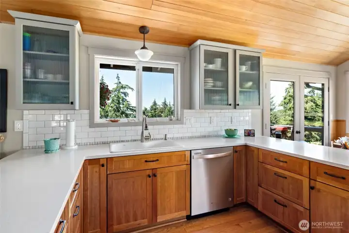 Beautiful views from kitchen sink.