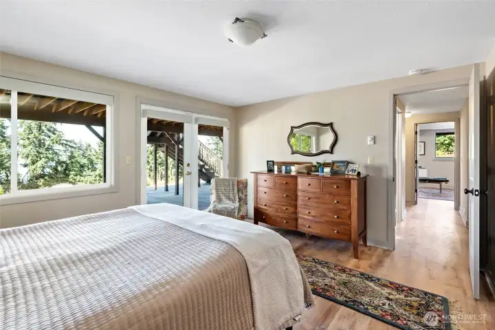 French doors leading to patio