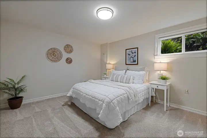Lower level bedroom