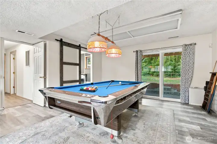 Pool anyone? Pool table can stay if you want it! Pool anyone? Pool table can stay if you want it!
