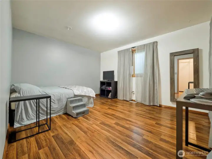 Spacious primary bedroom