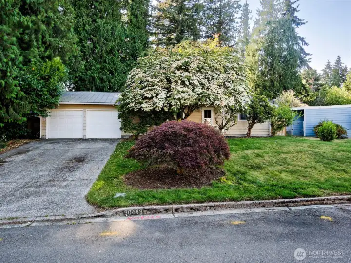 Driveway parking for up to 4, and extra-deep garage