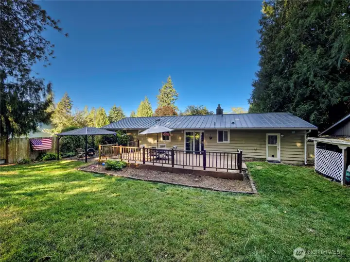 Lots of space to entertain and add a garden