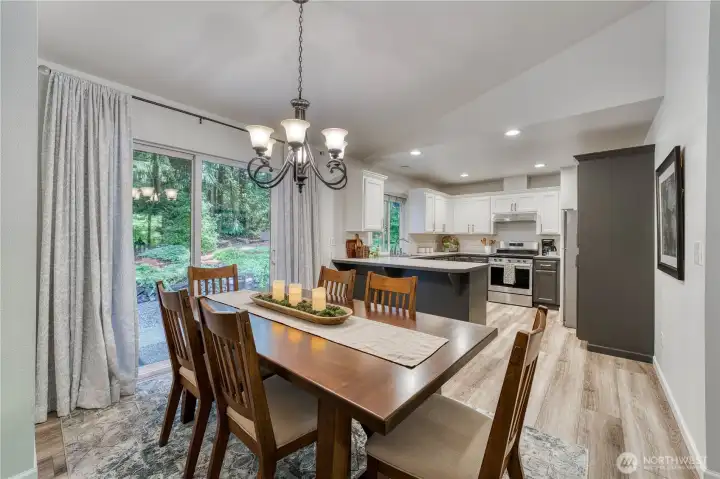 Imagine all the entertaining inside and outside in these functional spaces.
