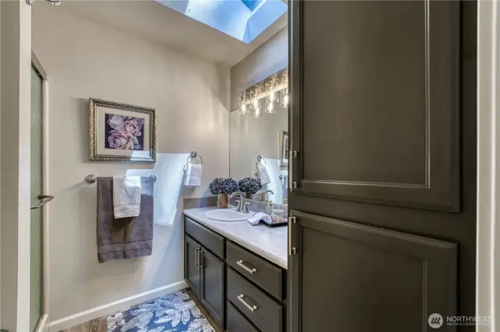 Plenty of cabinet space.