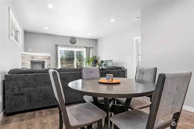 Open concept living room.