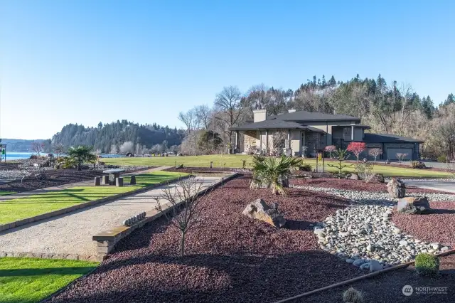 Bocce Ball court.