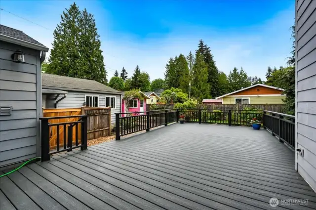 Huge deck