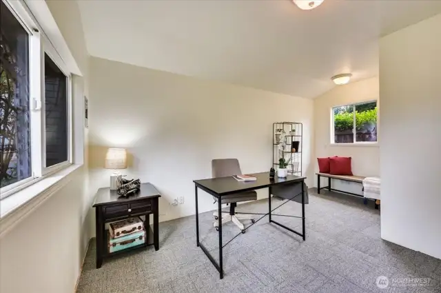 Office interior with closet (right, not shown)